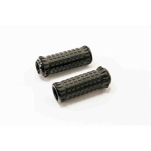 Footpegs without adapters PUIG R-FIGHTER S 9193N črna