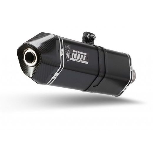 Dušilec (lonec) MIVV SPEED EDGE CF.001.LRB Črn for CF MOTO 800 MT (2022-2026)