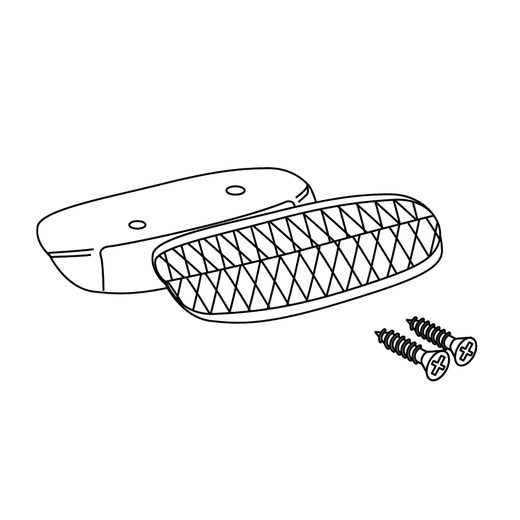 Reflector SHAD D1BQ8CAR for ATV80 and ATV110 rdeč