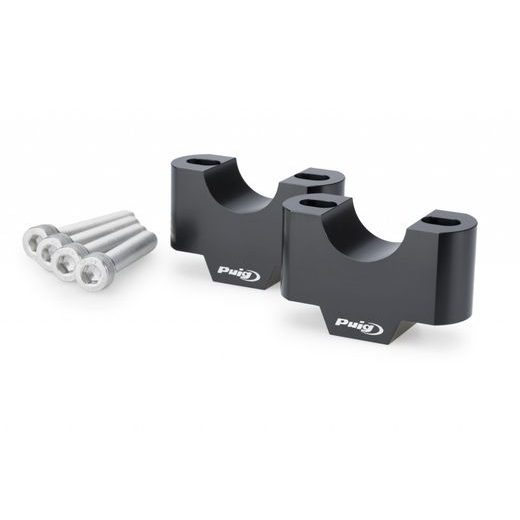 Risers PUIG 22116N črna height 30mm, d 29mm