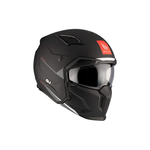 Helmet MT Helmets STREETFIGHTER SV S SOLID A1 MATT BLACK L