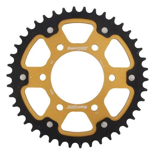 Zadnji verižnik (zobnik) SUPERSPROX STEALTH RST-1524:42-GLD zlata 42T, 530