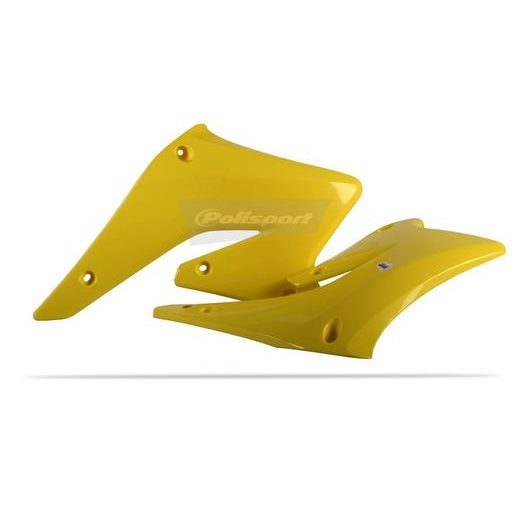 Radiator scoops POLISPORT 8410400001 (par) yellow RM 01