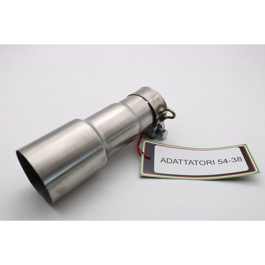 Link pipe adapter GPR ES072.1 Brushed Stainless steel