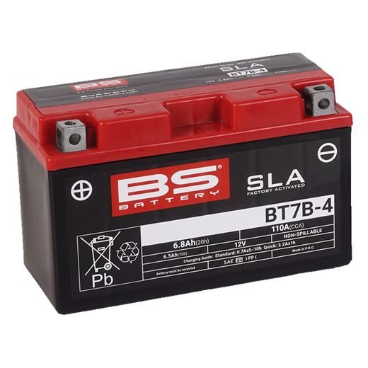 Tovarniško aktiviran akumulator BS-BATTERY BT7B-4 (YT7B-4)