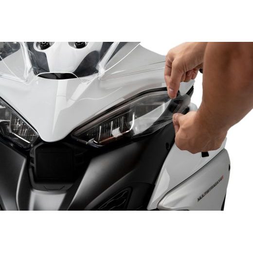 Adhere headlight protector PUIG 20761W prozorna