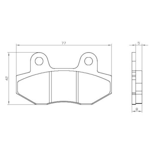 Zavorne obloge ACCOSSATO AGPA103 OR
