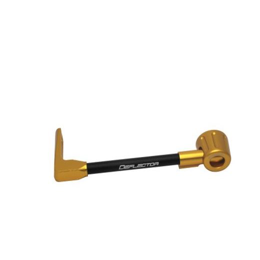 Lever guard ACCOSSATO DE002 with black hose and joint left, aluminium