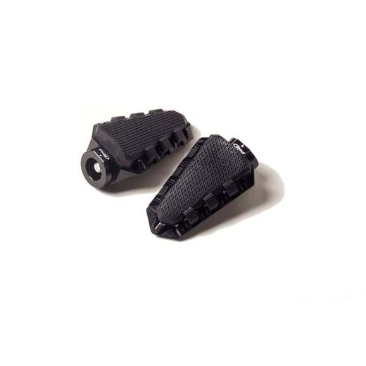 Footpegs without adapters PUIG TRAIL 7319N črna with rubber