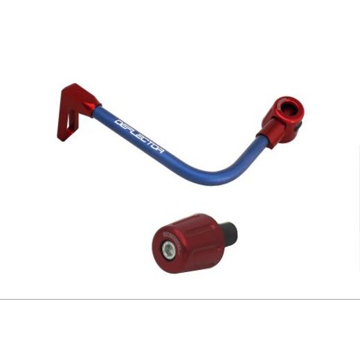 Lever guard in aluminium + right end ACCOSSATO DE005 with blue hose and joint levi