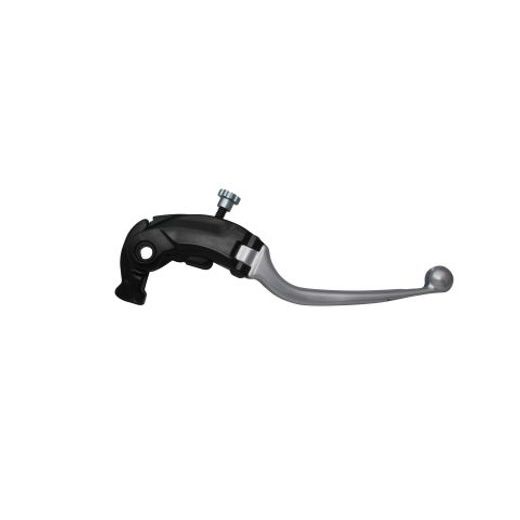 Adjustable folding lever ACCOSSATO LV018 in aluminium for Nissin radial brake master cylinder titanium