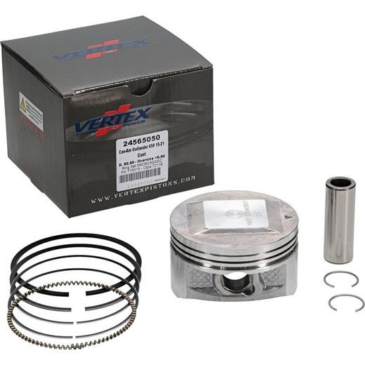 Complete piston VERTEX 24565050 Cylinder 82,5, piston 82,46 mm (Cast)