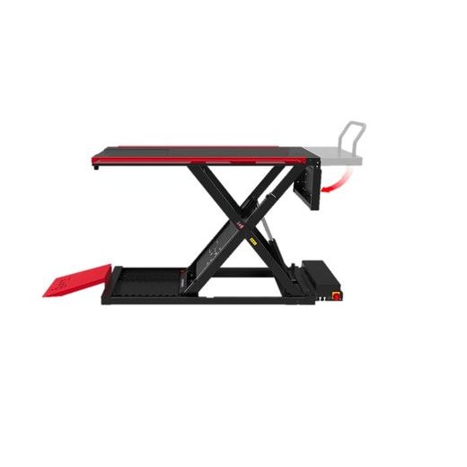 Motorcycle lift LV8 GOLDRAKE 800 EG800HCSE.O with electro-hydraulic unit, split version (orange)