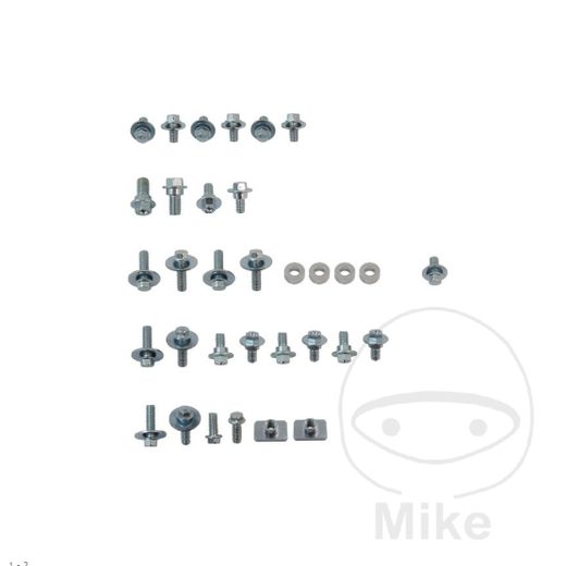 Fairing bolt kit JMT KAWASAKI KX 33 pieces