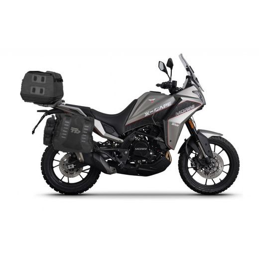 Set of SHAD TERRA TR40 adventure saddlebags and SHAD TERRA rear bag TR50, including mounting kit SHAD MOTO MORINI X-CAPE 649