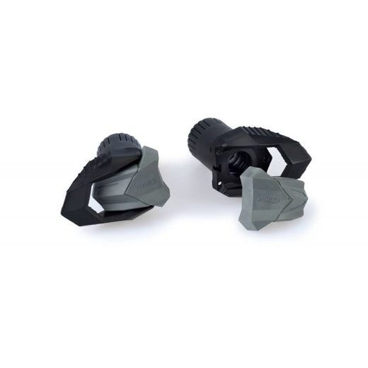Frame sliders PUIG R19 3150N black with grey rubber