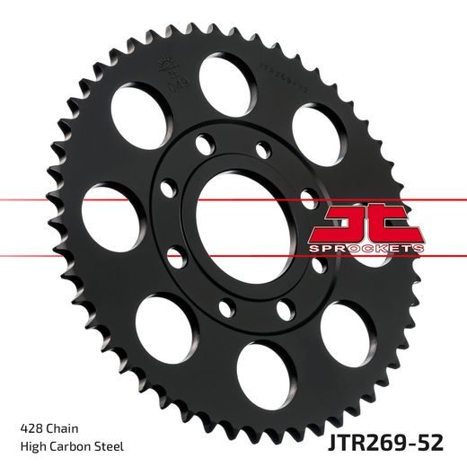Zadnji verižnik (zobnik) JT JTR 269-52 52T, 428