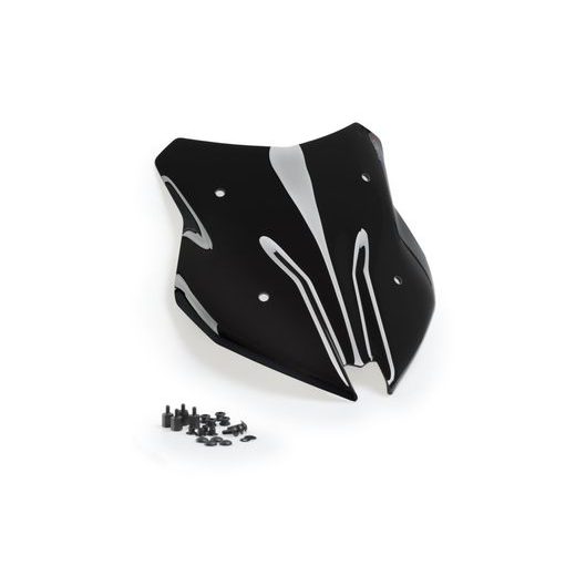 Windscreen PUIG SPORT 20429N črna