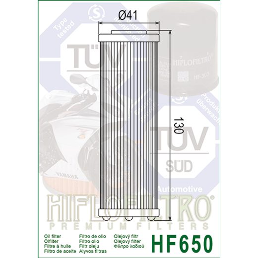 Oljni filter HIFLOFILTRO HF650