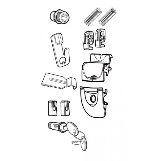 Locking mechanism SHAD D1B341MAR for SH33 and SH34