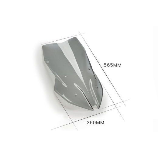Windscreen PUIG TOURING 20391H smoke