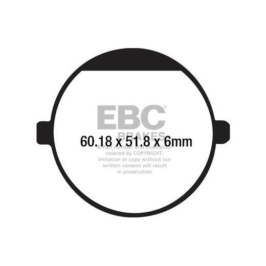 Zavorne obloge EBC FA198