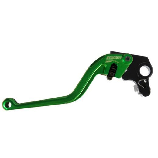 Clutch Lever ACCOSSATO ESC022 fixed CNC machined aluminium, green