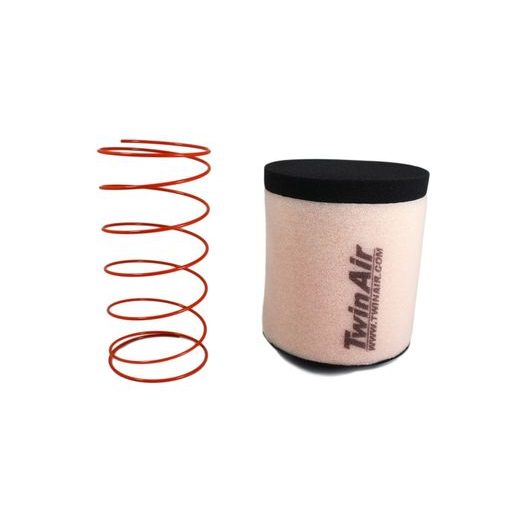 Zračni filter TwinAir 156087P (Flame Retardent) with spring (w/Rub - Dia 63mm)