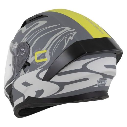 Integralna čelada CASSIDA Orbit Multivers gray matt,gray,yellow fluo,black L