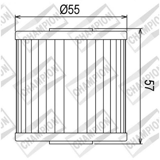 Oljni filter CHAMPION COF023 100609415