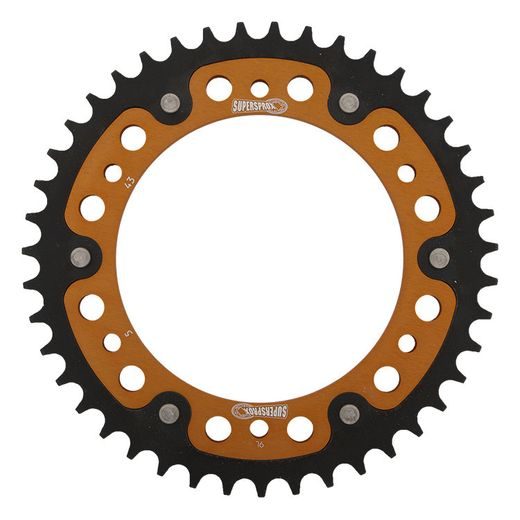Zadnji verižnik (zobnik) SUPERSPROX STEALTH RST-5:43-GLD zlata 43T, 520