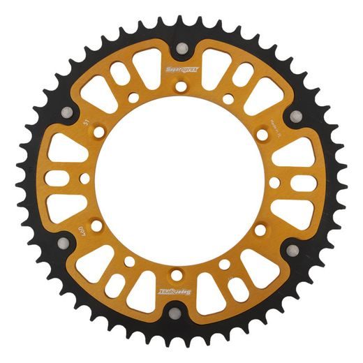 Zadnji verižnik (zobnik) SUPERSPROX STEALTH RST-460:51-GLD zlata 51T, 520