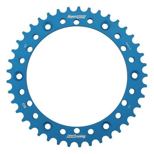 Aluminijasti zadnji verižnik (zobnik) SUPERSPROX RAL-853:41-BLU moder 41T, 520