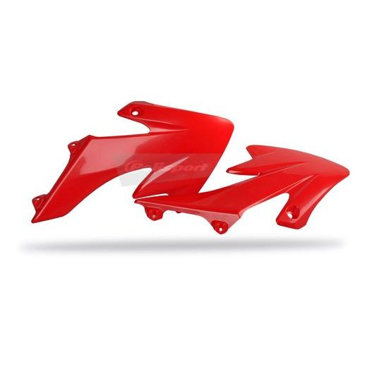 Radiator scoops POLISPORT 8429900003 (par) red CR 04