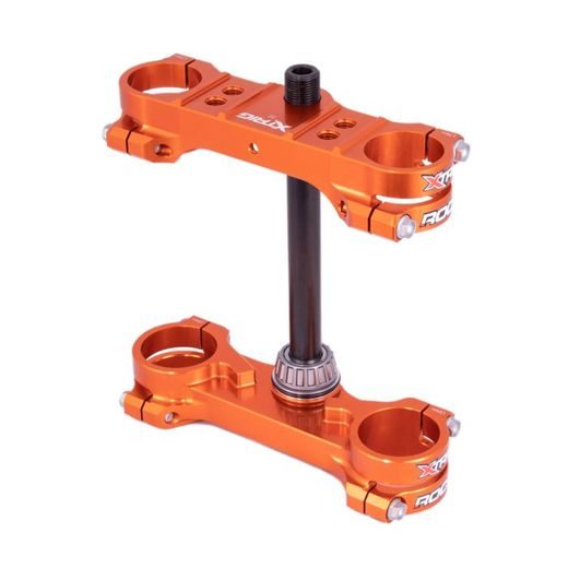 Triple clamp X-TRIG ROCS TECH 40504007 Oranžna