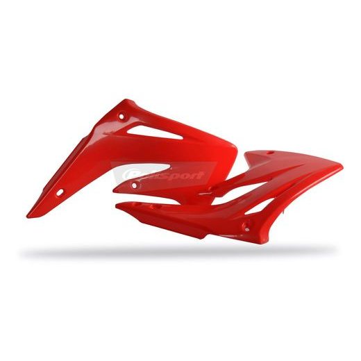 Radiator scoops POLISPORT 8410600001 (par) red CR 04
