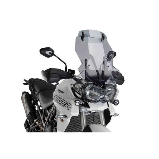 Windscreen PUIG TOURING WITH VISOR 9658H smoke