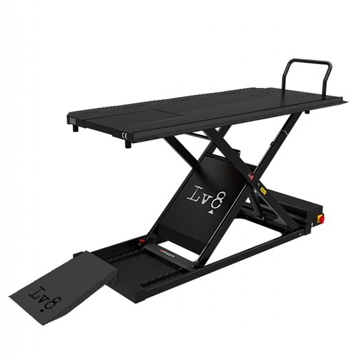 Motorcycle lift LV8 GOLDRAKE 400 FLOOR VERSION EG400O.BK with air pump (black)