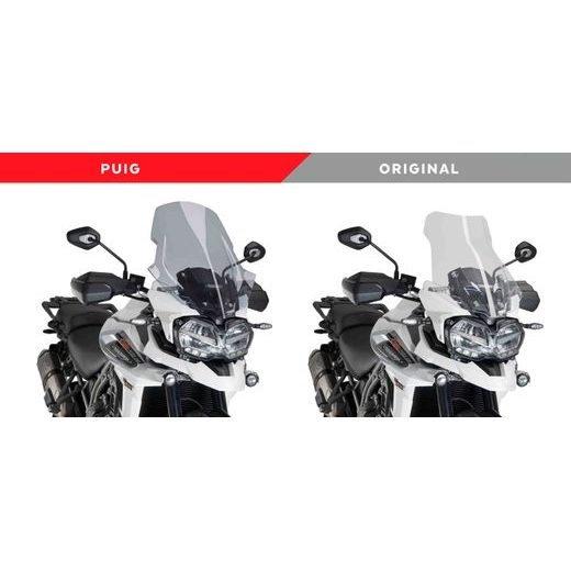 Windscreen PUIG TOURING 9613W prozorna