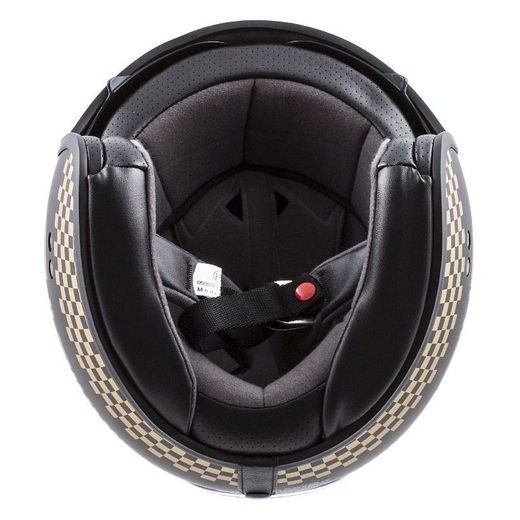 Jet čelada CASSIDA OXYGEN RONDO black matt / gold S
