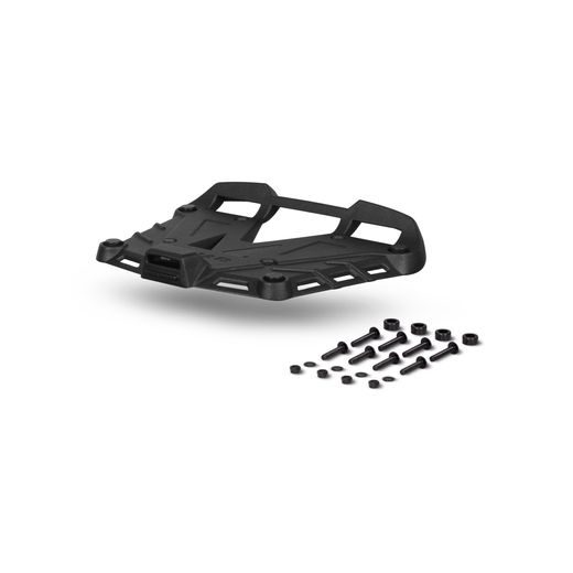 Set of SHAD TERRA TR40 adventure saddlebags and SHAD TERRA aluminium top case TR55 PURE BLACK, including mounting kit SHAD TRIUMPH TIGER 1200 GT/RALLY
