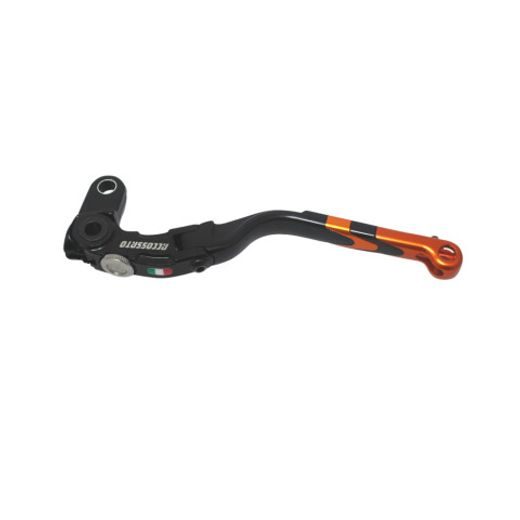 Folding lever ACCOSSATO LV025 in aluminium for ACCOSSATO full clutch oranžna