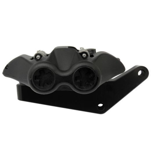 Pair of front radial brake calipers + bracket ACCOSSATO KITA28 for Harley Davidson