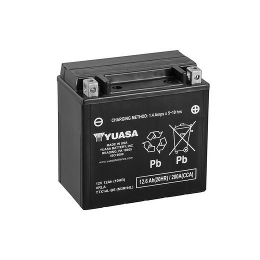 Akumulator brez vzdrževanja YUASA YTX14L-BS