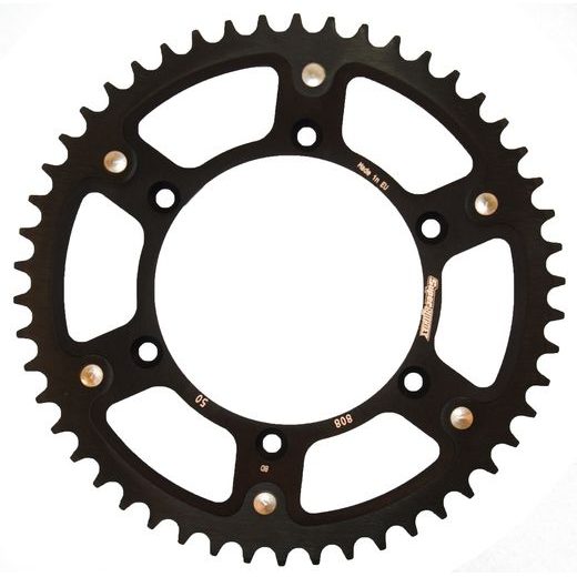 Zadnji verižnik (zobnik) SUPERSPROX STEALTH RST-808:50-BLK črna 50T, 520