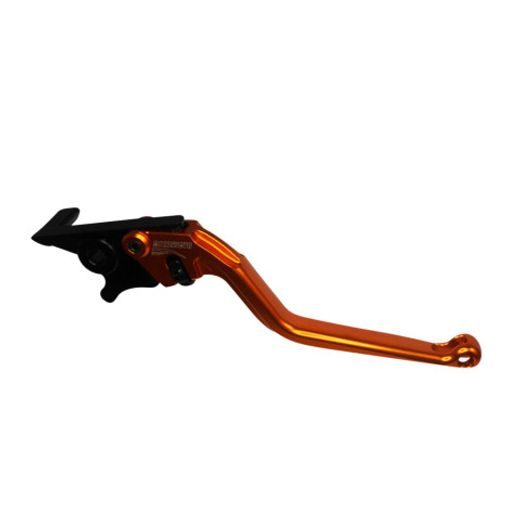 Ročica zavore ACCOSSATO EDF025 fixed CNC-worked aluminium, orange