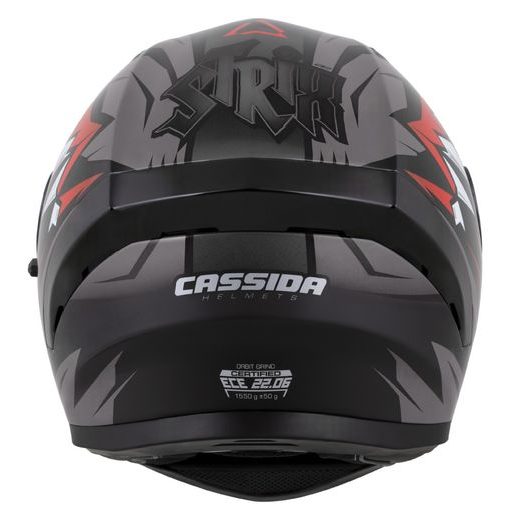 Integralna čelada CASSIDA Orbit Strix red, gray, white, black 2XL