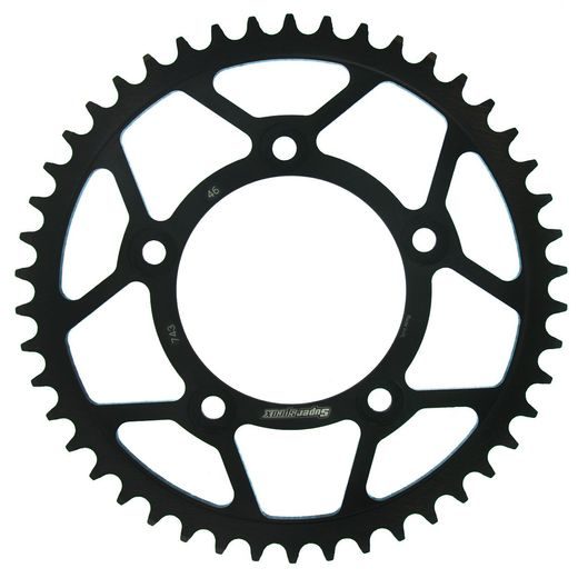Zadnji verižnik (zobnik) SUPERSPROX RFE-743:46-BLK črna 46T, 520
