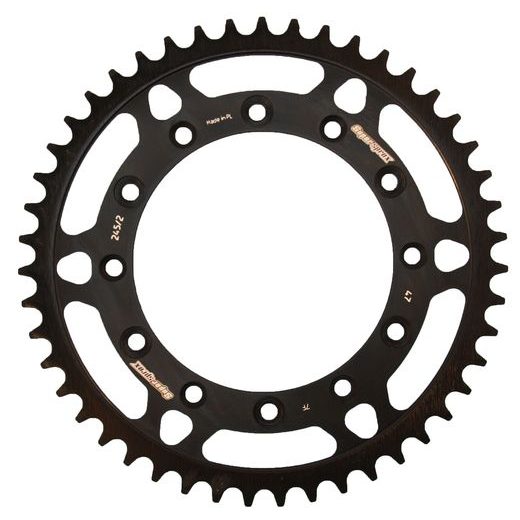 Zadnji verižnik (zobnik) SUPERSPROX RFE-245/2:47-BLK črna 47T, 520