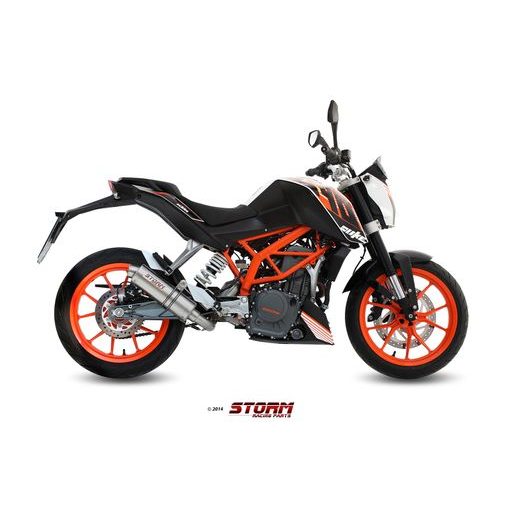 Celoten izpušni sistem 1x1 STORM GP KT.012.LXS Nerjaveče jeklo